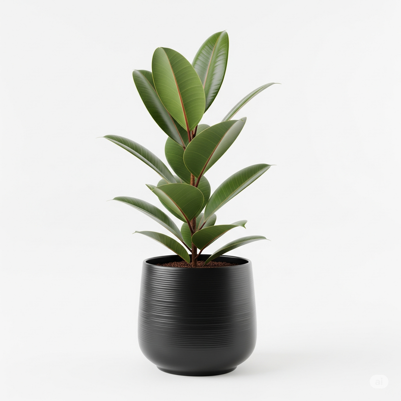 Rubber Plant (Ficus elastica)