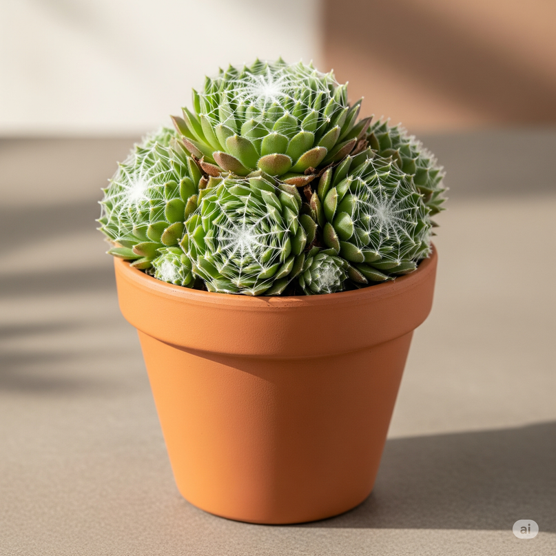 Sempervivum arachnoideum (Cobweb Houseleek)